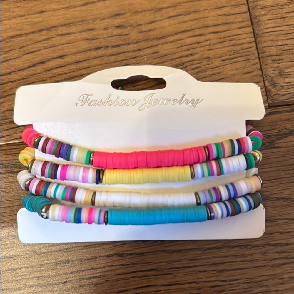 Colorful Beaded Bracelet Set